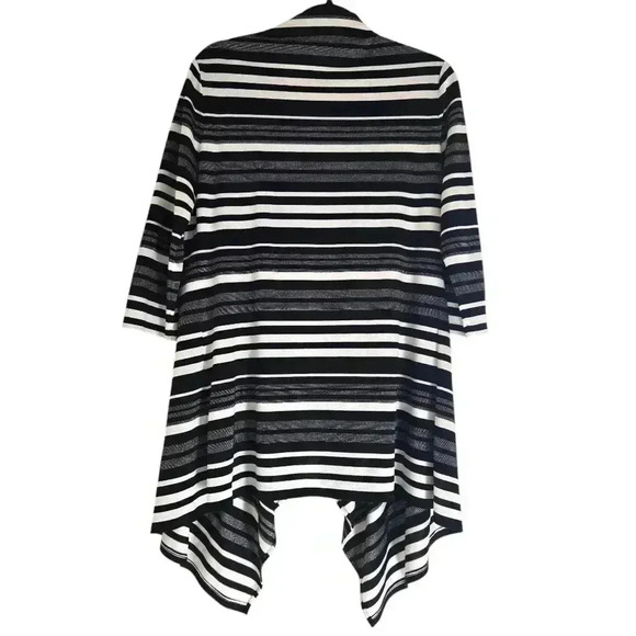 Joseph Ribkoff Women Stripe Cardigan size 12 #114 - Picture 2 of 4